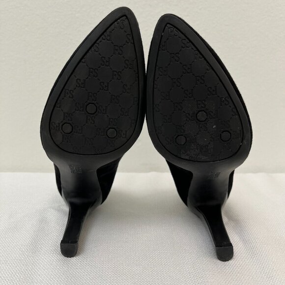 Franco Sarto Black Tawny Suede Pump Heel Women's Size 7 - Picture 7 of 15